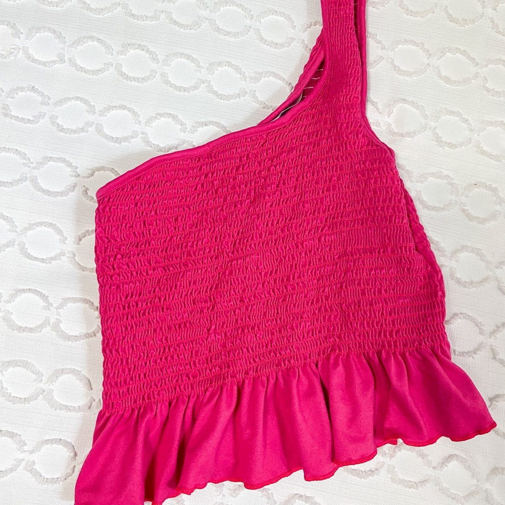Pink Off the Shoulder Top